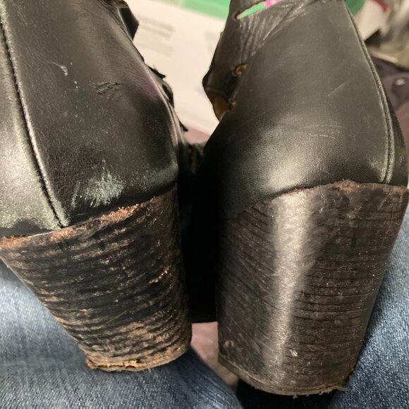 vintage john fluevog buckle high heel shoe woman's size 9 discontinued - Picture 4 of 15